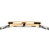 BERING Titanium Polished Gold 34mm White Dial Women's Watch 19334-010