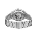 BERING Automatic Matte Silver 41mm Orange Sunray Dial Men's Watch 19441-701