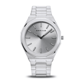 BERING Classic Polished/Brushed Silver 41mm Silver Sunray Dial Men's Watch 19641-700