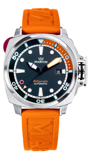 Marvin Malton Cushion 43mm Black Dial Men's Watch M126.14.49.96.1