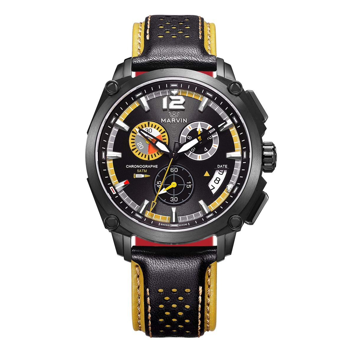 Marvin Other 45mm Black Dial Men's Watch M033.24.94.98