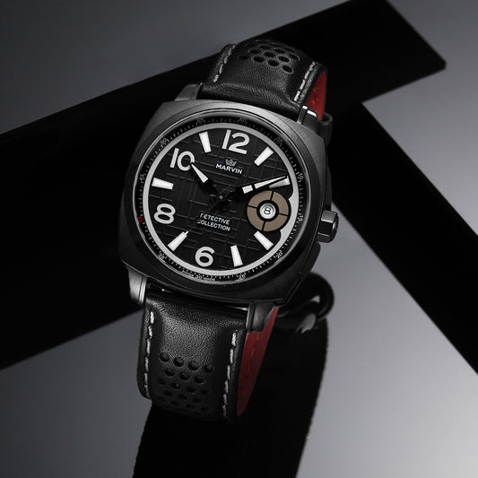 Marvin Malton Cushion 42mm Black Dial Men's Watch M022.23.85.66