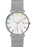 Junghans FORM Quarz Bauhaus Edition 39.3mm White Dial Men's Watch 41/4580.44
