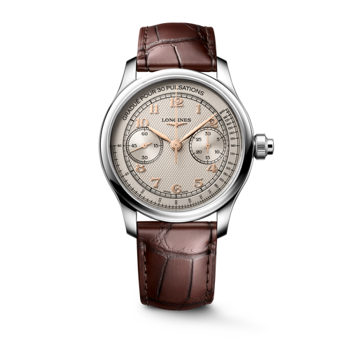 Longines Master Collection Chrono Monopusher 41mm Ivory Dial Men's Watch L29604782