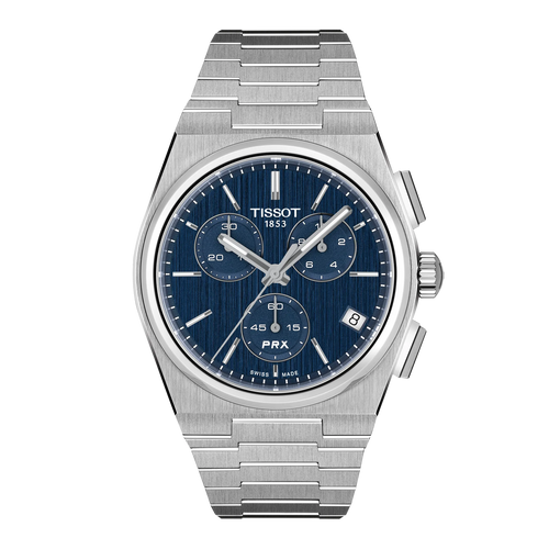 Tissot PRX Chronograph 41mm Blue Dial Men's Watch T1374171104100
