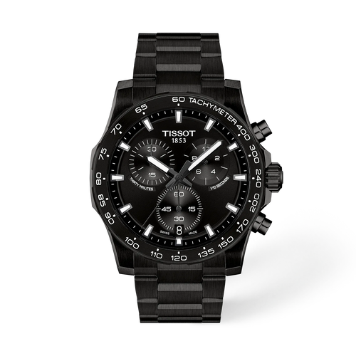 Tissot Supersport Chrono 42mm Black Dial Men's Watch T1254173305100