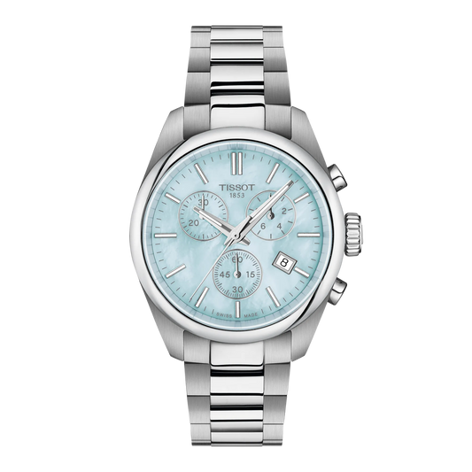 Tissot PR 100 36mm Blue Mother of Pearl Dial Women's Watch T1502171113100