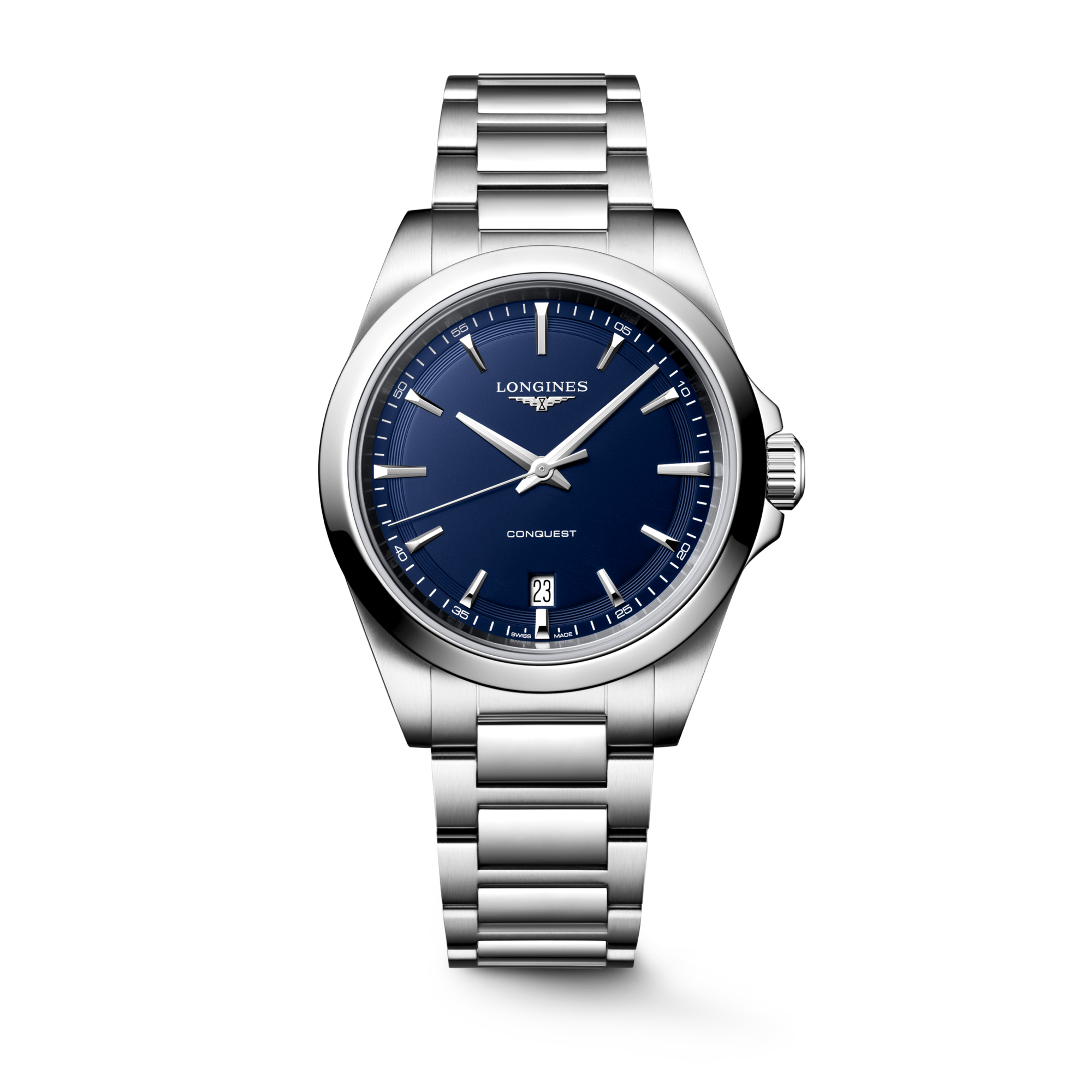 Longines Conquest Quartz 38mm Blue Dial Men's Watch L37504926