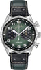 Junghans Pilot Chronoscope 43.3mm Green Dial Men's Watch 27/3492.00