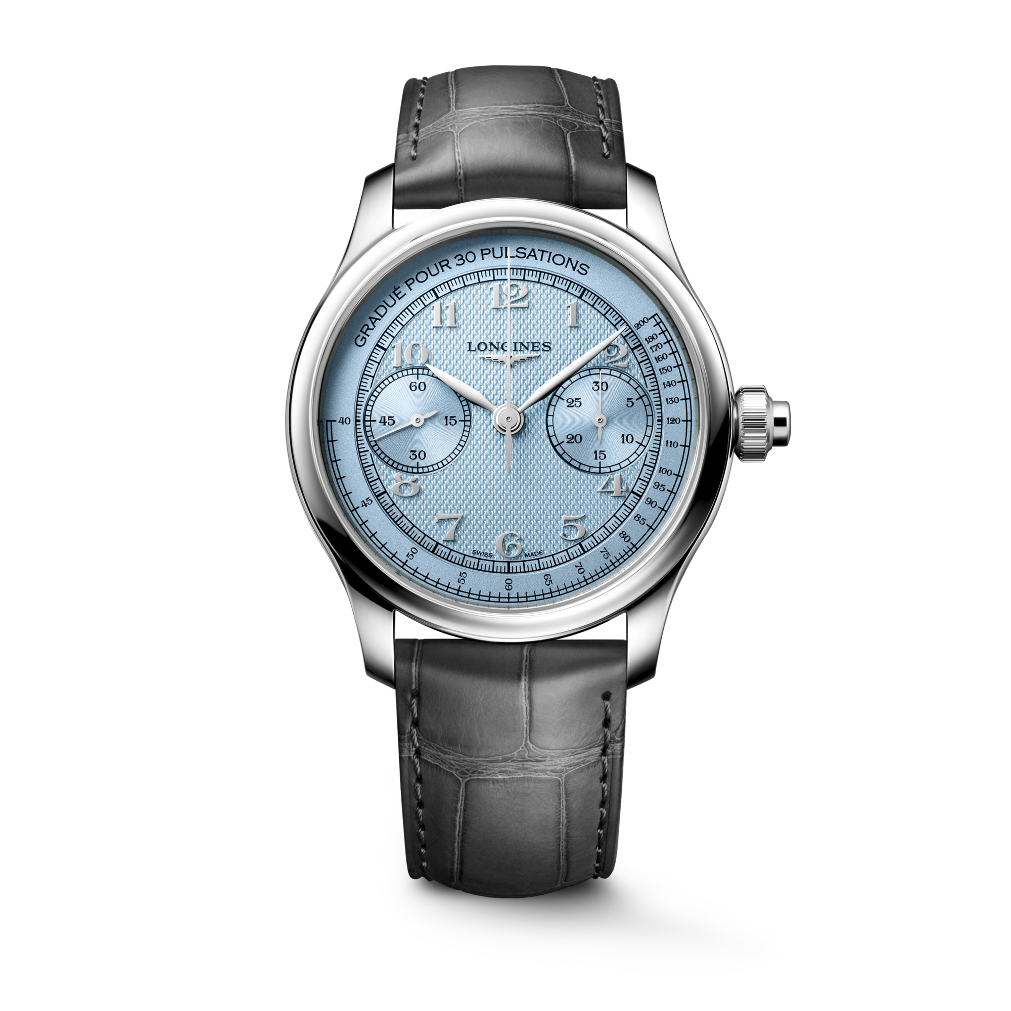 Longines Master Collection Chrono Monopusher 41mm Blue Dial Men's Watch L29604932