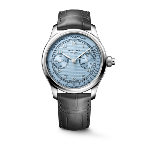 Longines Master Collection Chrono Monopusher 41mm Blue Dial Men's Watch L29604932