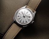 Benrus DTU Shield 38mm Silver Dial Men's Watch DTU-SS-S-038-01