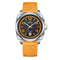 Marvin Malton Cushion 42mm Black & Orange Dial Men's Watch M119.13.63.96
