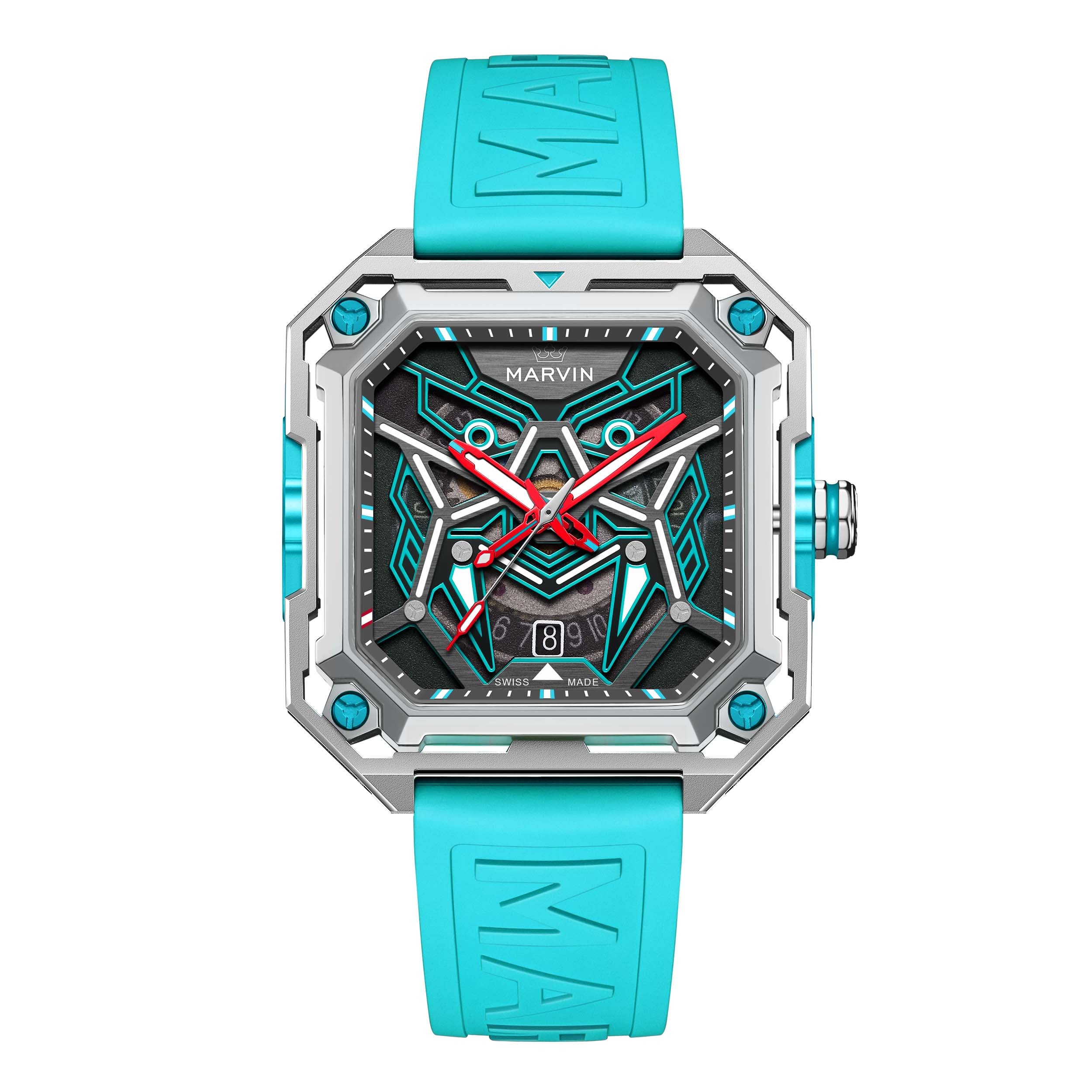 Marvin DN8 43mm Skeletonized Dial Men's Watch M153.13.45.90