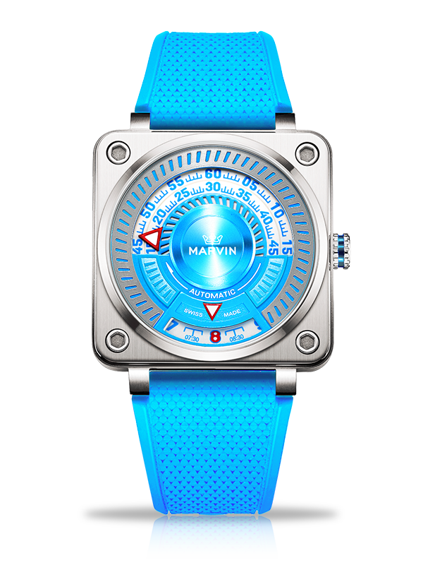 Marvin DN8 42mm Blue Dial Men's Watch M153.13.53.95