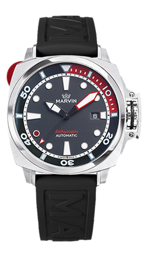 Marvin Malton Cushion 43mm Black Dial Men's Watch M126.14.48.94.1