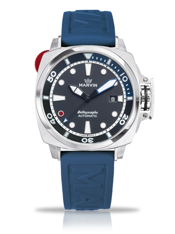 Marvin Malton Cushion 43mm Black Dial Men's Watch M126.14.45.95.1