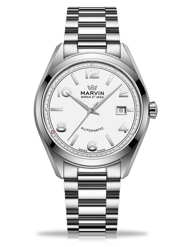 Marvin Other 41mm White Dial Men's Watch M161.13.23.11