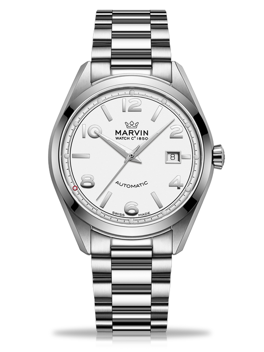 Marvin Other 41mm White Dial Men's Watch M161.13.23.11