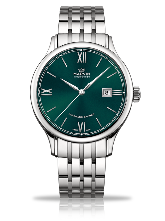 Marvin Malton Round 41mm Green Dial Men's Watch M117.13.72.11