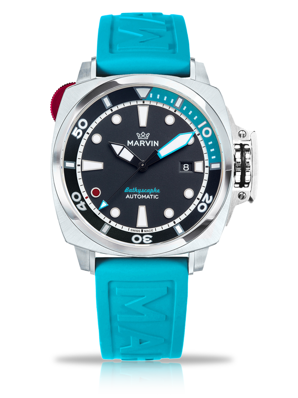 Marvin Malton Cushion 43mm Black Dial Men's Watch M126.14.40.90.1
