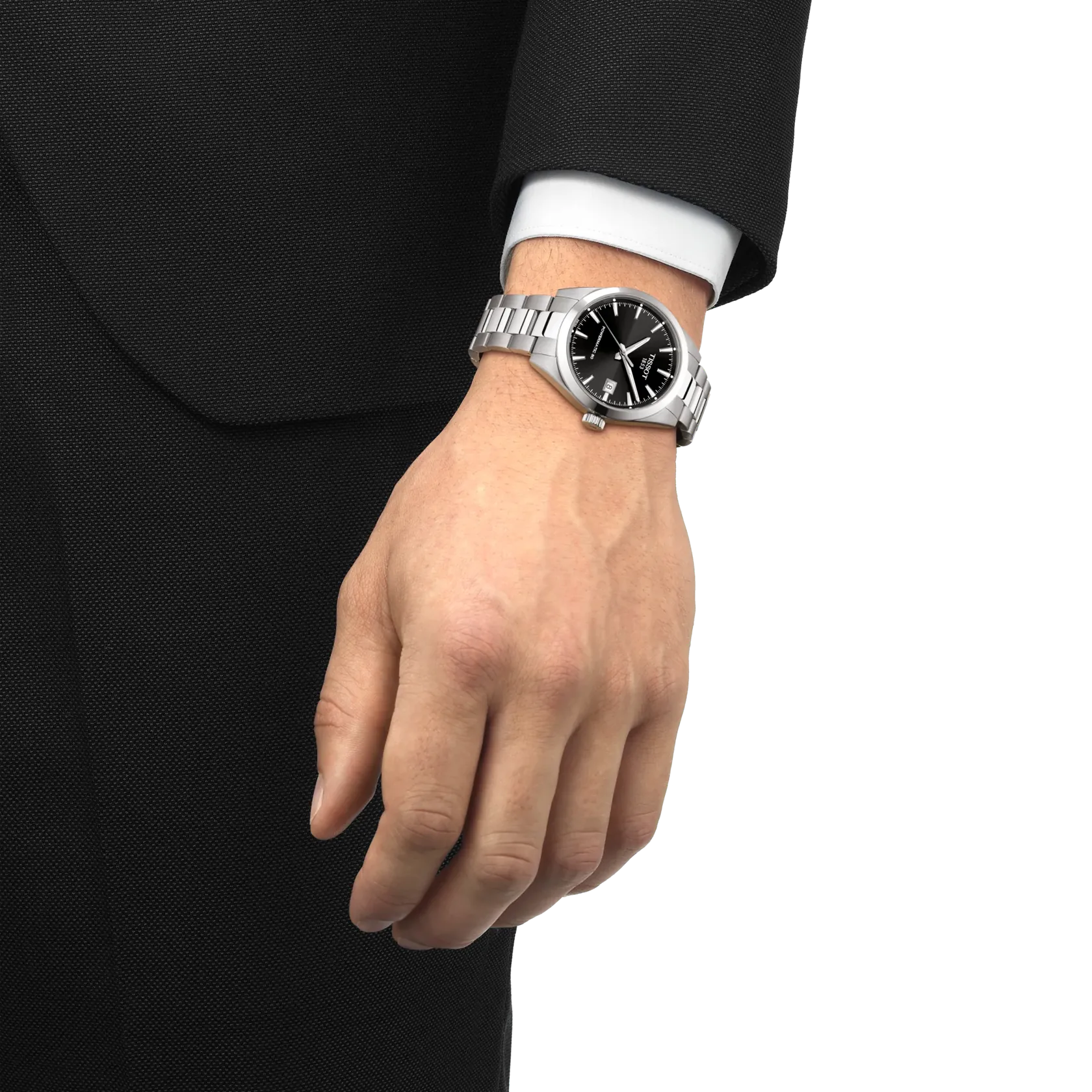 Tissot Gentleman 38mm Black Dial Men's Watch T1658071105100