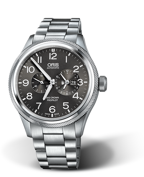 Oris Big Crown ProPilot Worldtimer 44.7mm Grey Dial Men's Watch 01 690 7735 4063-07 8 22 19-1