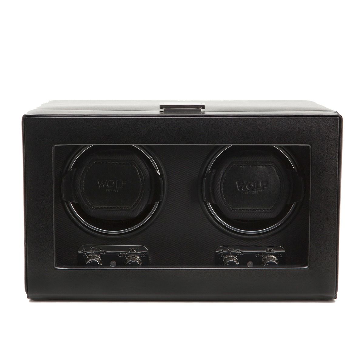 WOLF Heritage Double Watch Winder Black 270102
