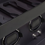 WOLF Heritage Triple Watch Winder With Storage Black 270502