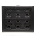 WOLF Heritage 6 Piece Watch Winder Black 270702