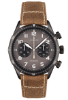Junghans Meister Pilot Brown-Gray Chronograph Men's Watch 027/3794.00