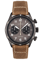 Junghans Meister Pilot Brown-Gray Chronograph Men's Watch 027/3794.00