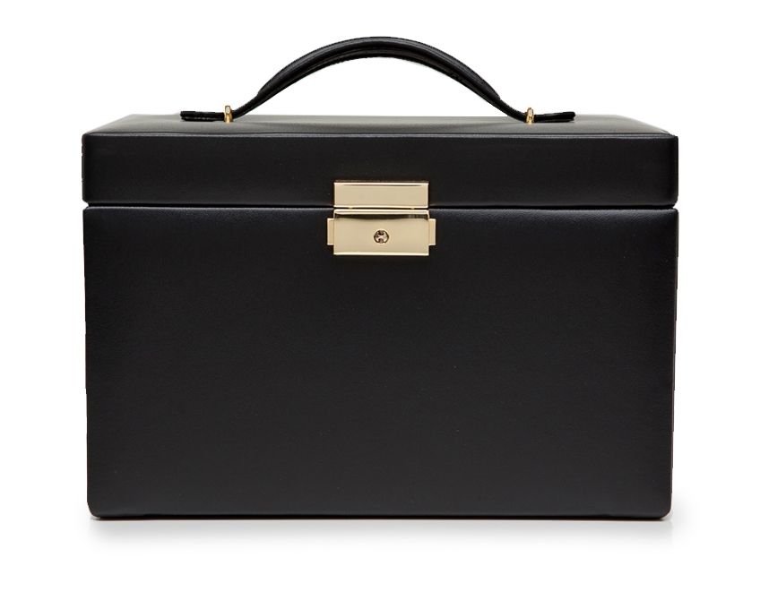 WOLF Heritage Small Black Jewelry Box 280002