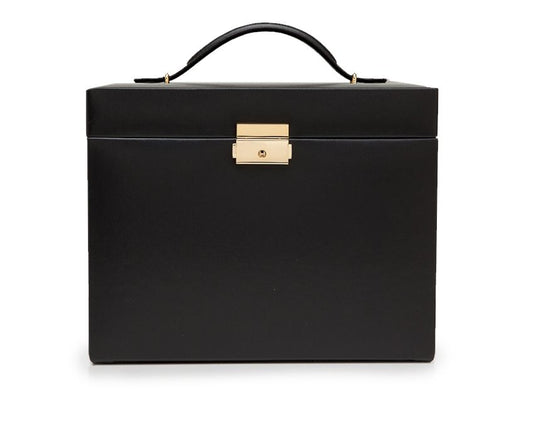 WOLF Heritage Medium Black Jewelry Box 280102