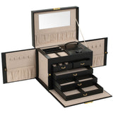 WOLF Heritage Medium Black Jewelry Box 280102