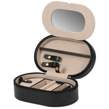 WOLF Black Heritage Oval Zip Case 280602