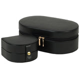 WOLF Black Heritage Oval Zip Case 280602
