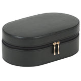 WOLF Black Heritage Oval Zip Case 280602