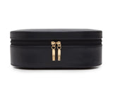 WOLF Black Heritage Oval Zip Case 280602