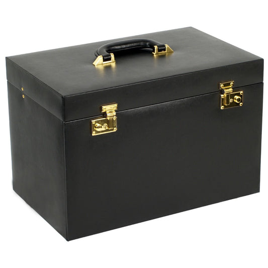 WOLF Heritage Black Jewelry Armoire Box 280802