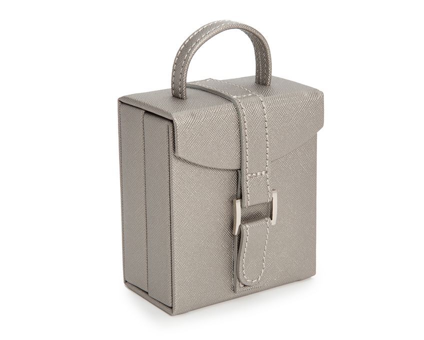 WOLF Heritage Fold-Out Jewelry Box Pewter 281234