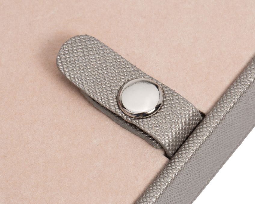 WOLF Heritage Fold-Out Jewelry Box Pewter 281234