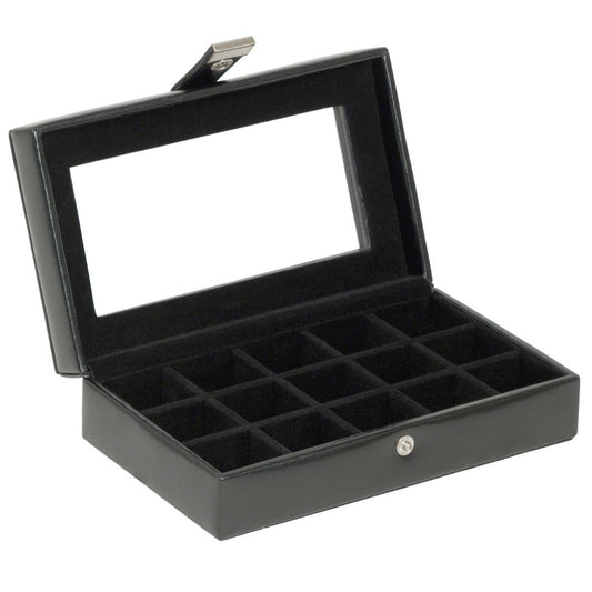 WOLF Heritage 15 Piece Cufflink Black Box 290102
