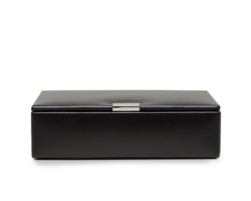 WOLF Heritage 8 Piece Cufflink Box Black 290202