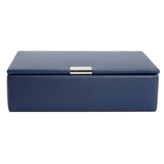 WOLF Heritage 8 Piece Cufflink Box Navy 290217