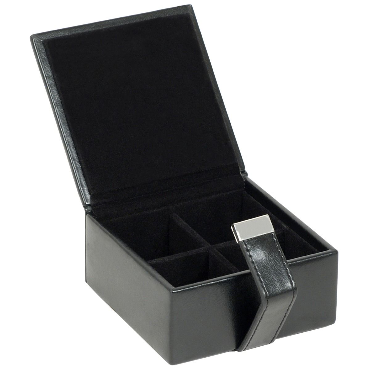 WOLF Heritage 4 Piece Cufflink Black Box 290602