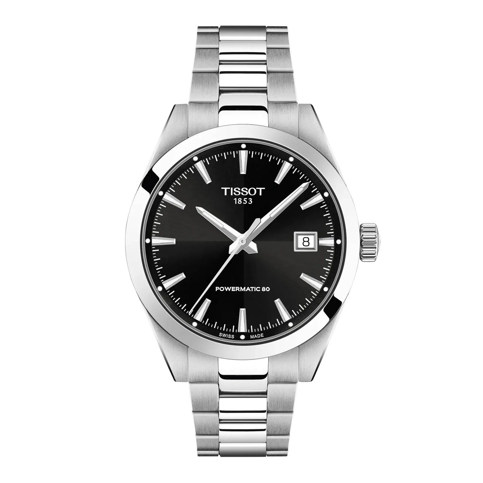 Tissot Gentleman 38mm Black Dial Men's Watch T1658071105100
