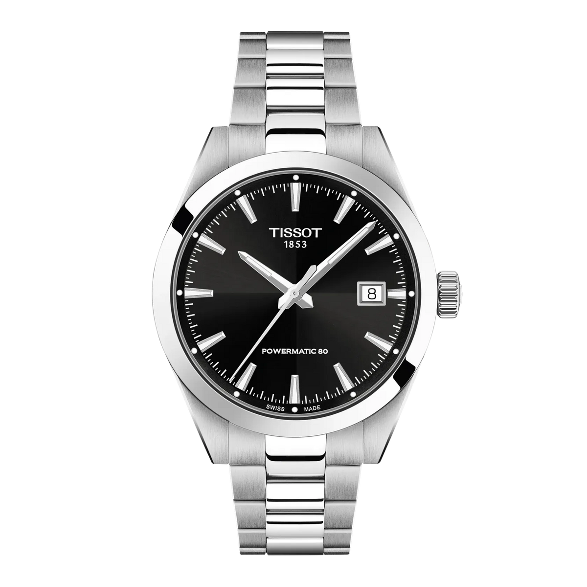 Tissot Gentleman 38mm Black Dial Men's Watch T1658071105100
