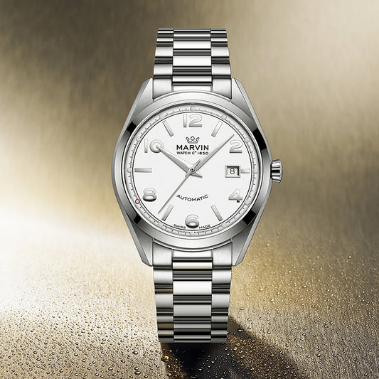 Marvin Other 41mm White Dial Men's Watch M161.13.23.11
