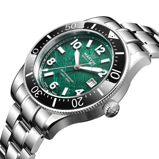 Marvin Other 42mm Green Glacier-Patterned Dial Men's Watch M136.13.73.11
